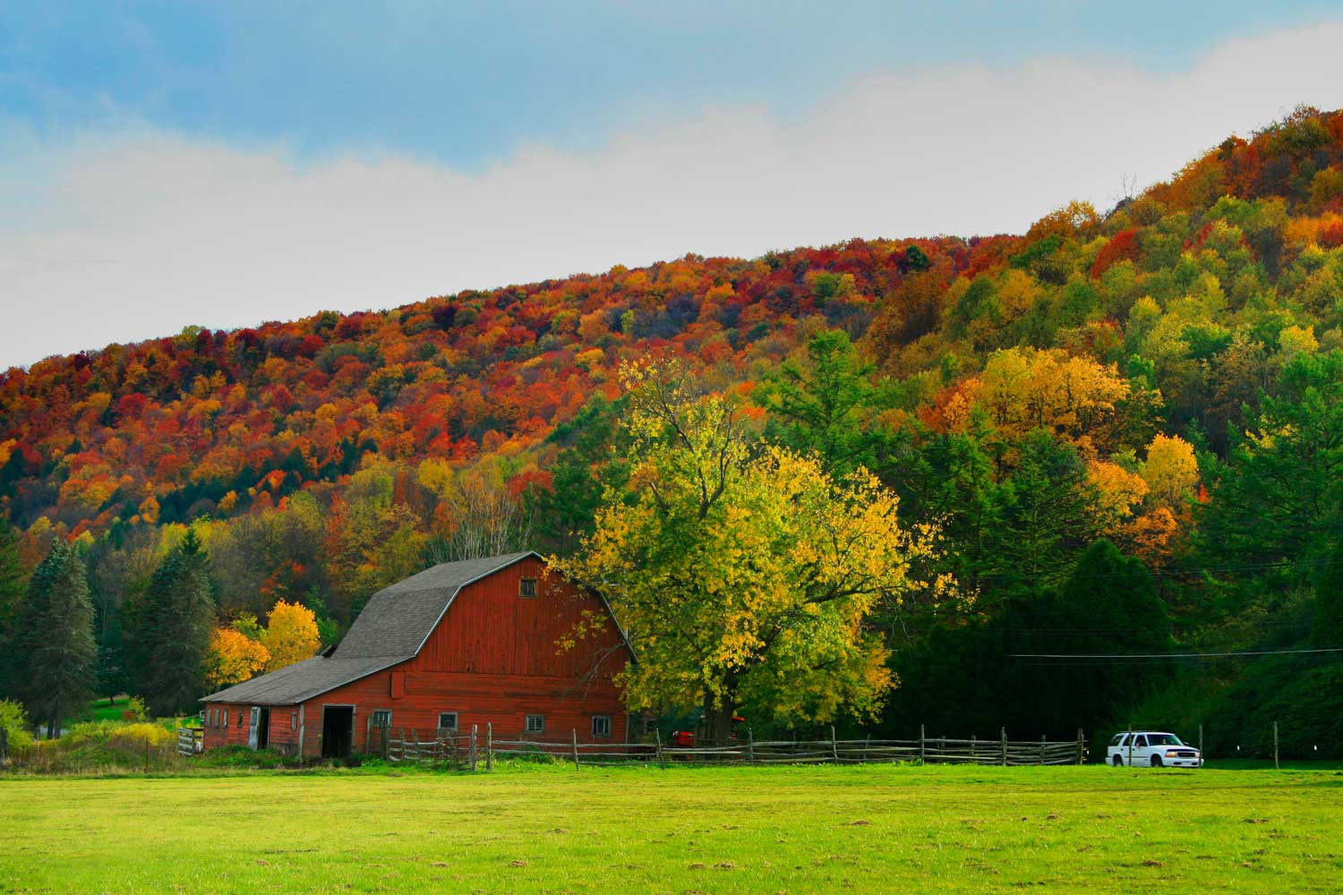 fall colors scenery route 6