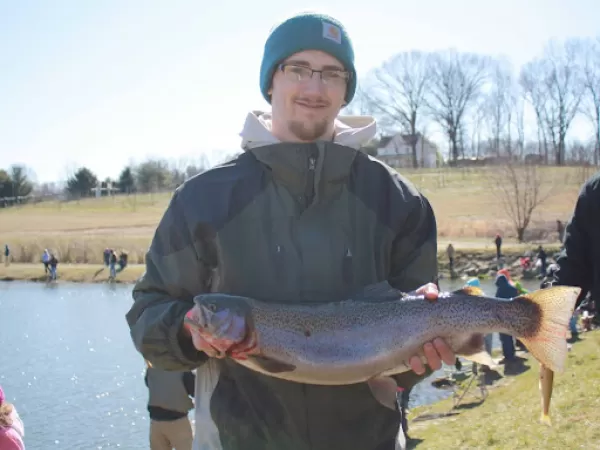 Fishing at Orchard Lake